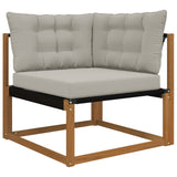 Vidaxl buiten bankkussen polyester grijs 68,5 x 68,5 cm