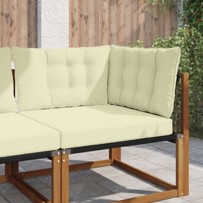 Vidaxl buiten bankkussen polyester crèmekleurig 68,5 x 68,5 cm