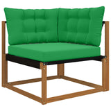 Vidaxl buiten bankkussen polyester groen 68,5 x 68,5 cm