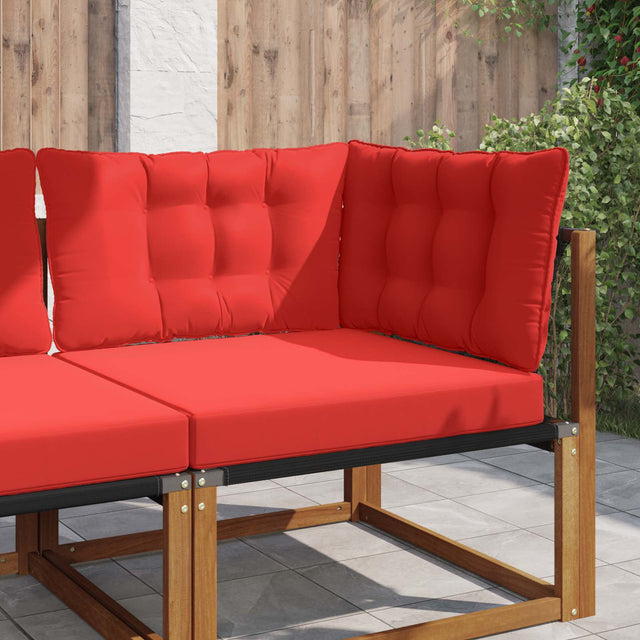 Vidaxl buiten bankkussen polyester rood 68,5 x 68,5 cm