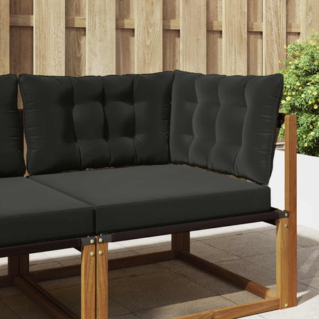 Vidaxl buiten bankkussen polyester zwart 68,5 x 68,5 cm