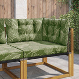 Vidaxl buiten bankkussen polyester bladontwerp 68,5 x 68,5 cm