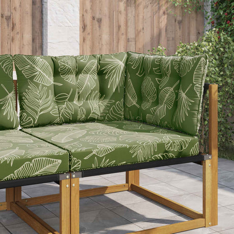 Vidaxl buiten bankkussen polyester bladontwerp 68,5 x 68,5 cm