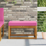 Vidaxl buiten zitkussen 100% polyester roze 80 x 40 x 8 cm