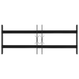 Vidaxl raam beveiligingsgrill 76 x 30 cm gegalvaniseerd staal