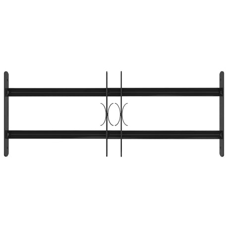 Vidaxl raam beveiligingsgrill 76 x 30 cm gegalvaniseerd staal