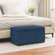 Vidaxl kruk blauw 81 x 41 x 40 cm stof en geëngineerd hout