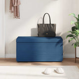 Vidaxl kruk blauw 81 x 41 x 40 cm stof en geëngineerd hout