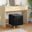 Vidaxl ottoman met opbergruimte zwart 40 x 40 x 45 cm fluweel