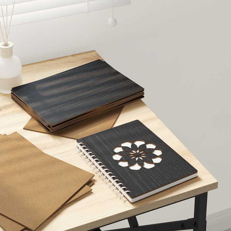 Vidaxl decorpanelen 50 st zwart eiken 15 x 21 x 0,27 cm bewerkt hout