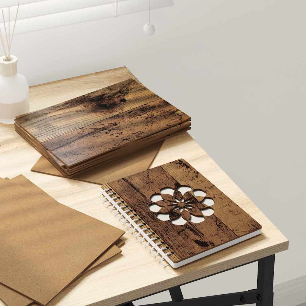 Vidaxl decorpanelen 150 st oud hout 15 x 21 x 0,27 cm bewerkt hout
