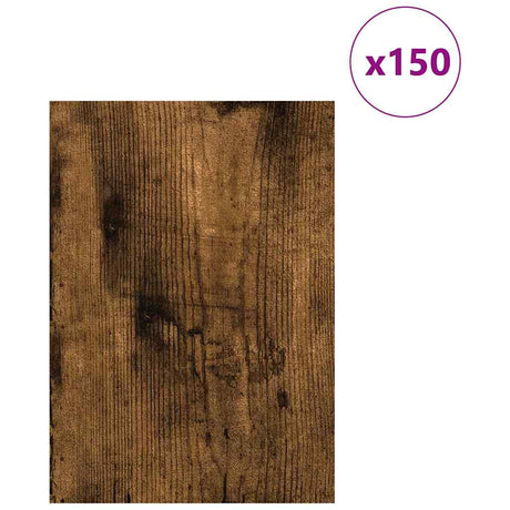 Vidaxl decorpanelen 150 st gerookt eiken 21 x 30 x 0,27 cm