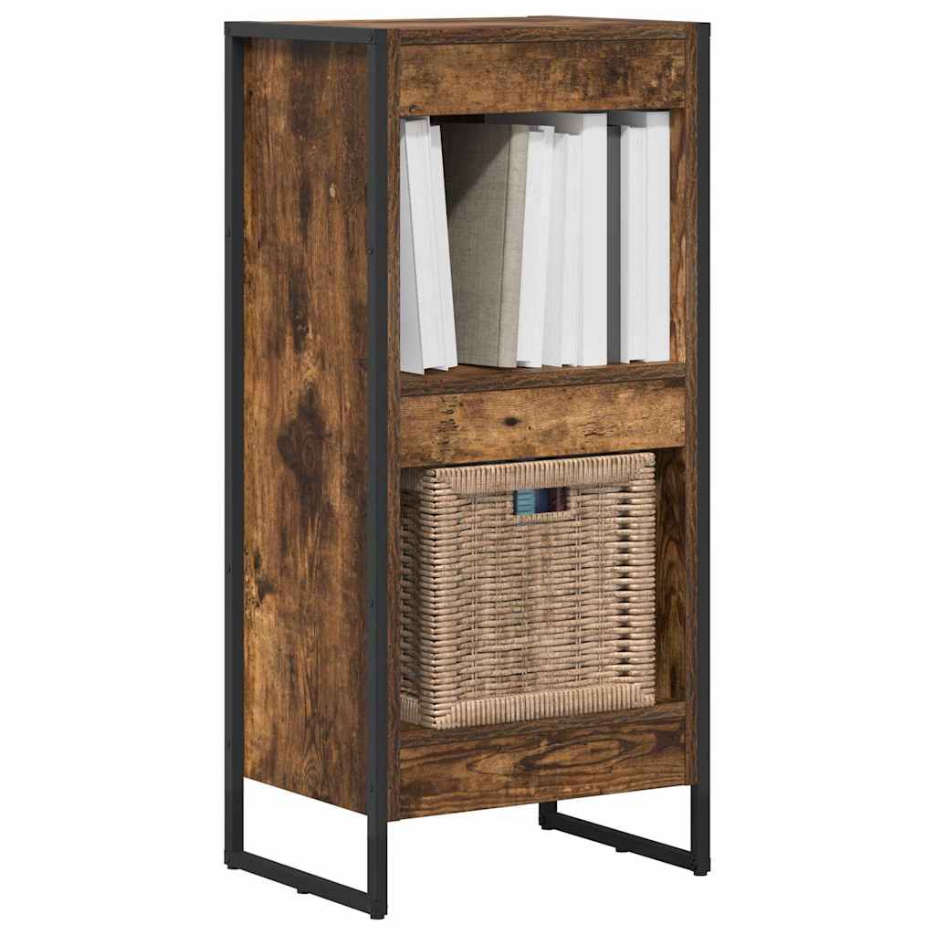 Vidaxl boekenkast 40 x 30 x 86,5 cm bewerkt hout rook eik