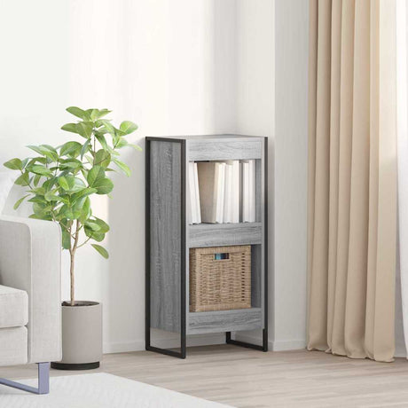 Vidaxl boekenkast 40 x 30 x 86,5 cm bewerkt hout grijs sonoma