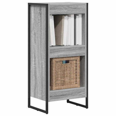 Vidaxl boekenkast 40 x 30 x 86,5 cm bewerkt hout grijs sonoma