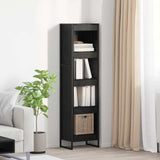 Vidaxl boekenkast 40 x 30 x 155 cm bewerkt hout zwart eiken