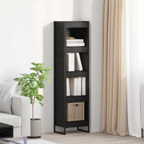 Vidaxl boekenkast 40 x 30 x 155 cm bewerkt hout zwart eiken