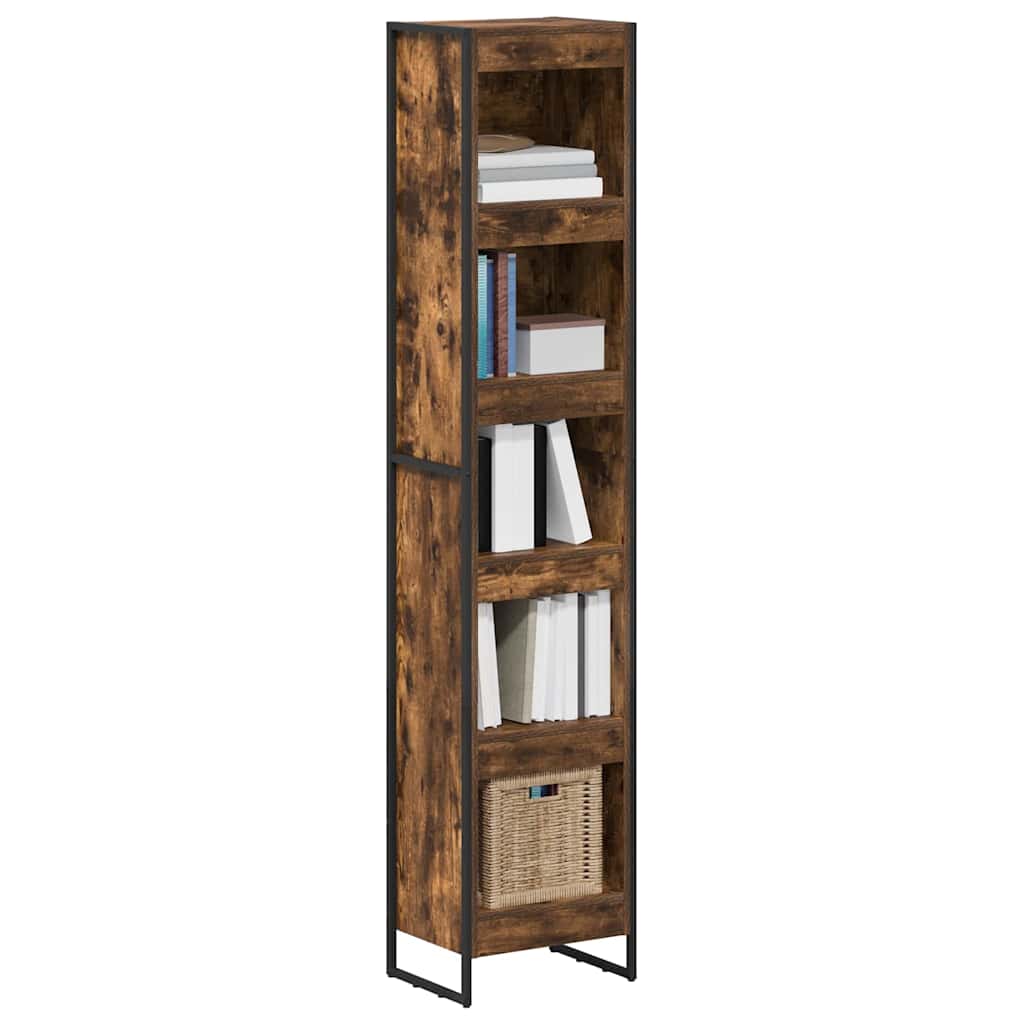 Vidaxl boekenkast 40 x 30 x 189,5 cm bewerkt hout rook eik