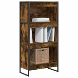Vidaxl boekenkast 60 x 30 x 121 cm bewerkt hout rook eik