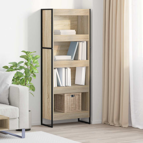 Vidaxl boekenkast 60 x 30 x 155 cm bewerkt hout sonoma