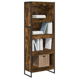 Vidaxl boekenkast 60 x 30 x 155 cm bewerkt hout rook eik