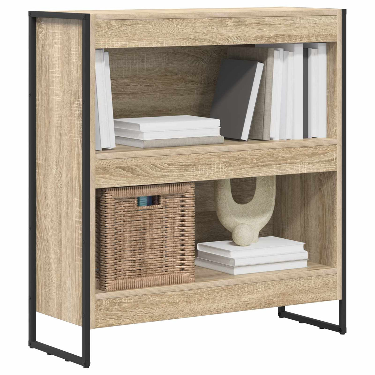 Vidaxl boekenkast 80 x 30 x 86,5 cm bewerkt hout sonoma