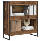 Vidaxl boekenkast 80 x 30 x 86,5 cm bewerkt hout oud hout