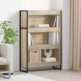 Vidaxl boekenkast 80 x 30 x 121 cm bewerkt hout sonoma