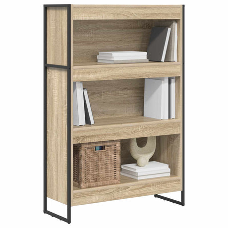 Vidaxl boekenkast 80 x 30 x 121 cm bewerkt hout sonoma