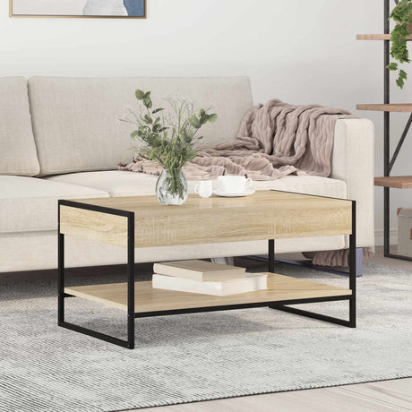 Vidaxl salontafel sonoma 80 x 50 x 40 cm bewerkt hout