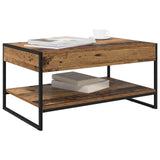 Vidaxl salontafel oud hout 80 x 50 x 40 cm bewerkt hout