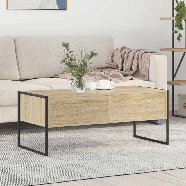 Vidaxl salontafel sonoma 100 x 46 x 40 cm bewerkt hout