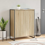 Vidaxl schoenenkast met opslag sonoma 79 x 36 x 100 cm bewerkt hout