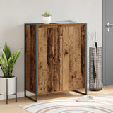 Vidaxl schoenenkast met opslag oud hout 79 x 36 x 100 cm bewerkt hout