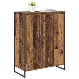 Vidaxl schoenenkast met opslag oud hout 79 x 36 x 100 cm bewerkt hout