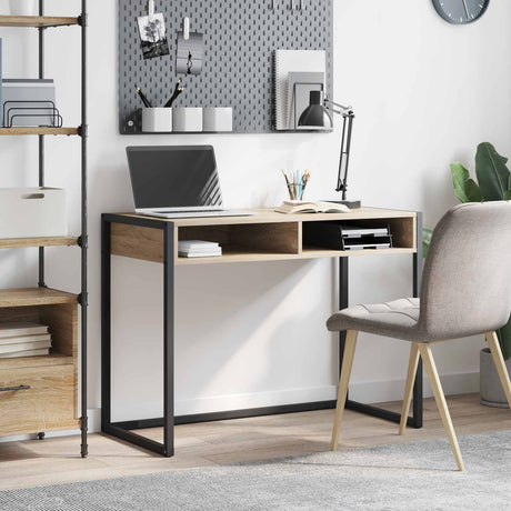 Vidaxl bureau sonoma bewerkt hout 100 x 50 x 75 cm