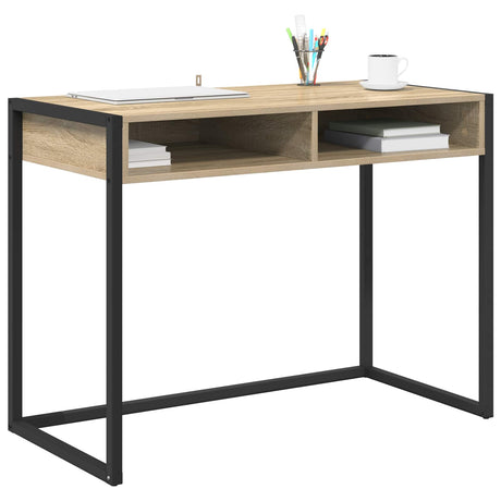 Vidaxl bureau sonoma bewerkt hout 100 x 50 x 75 cm