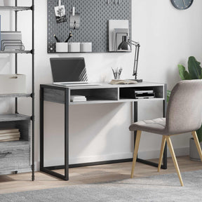 Vidaxl bureau grijs sonoma bewerkt hout 100 x 50 x 75 cm