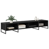 Vidaxl tv-kast 170,5 x 36 x 30,5 cm zwart eiken bewerkt hout
