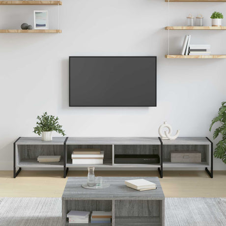 Vidaxl tv-kast 170,5 x 36 x 30,5 cm grijs sonoma bewerkt hout