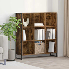 Vidaxl boekenkast 99,5 x 30 x 108 cm bewerkt hout rook eik