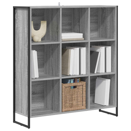 Vidaxl boekenkast 99,5 x 30 x 108 cm bewerkt hout grijs sonoma