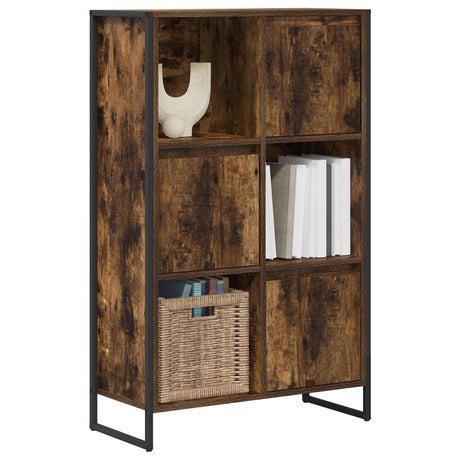 Vidaxl boekenkast 68 x 30 x 108.5 cm bewerkt hout rook eik
