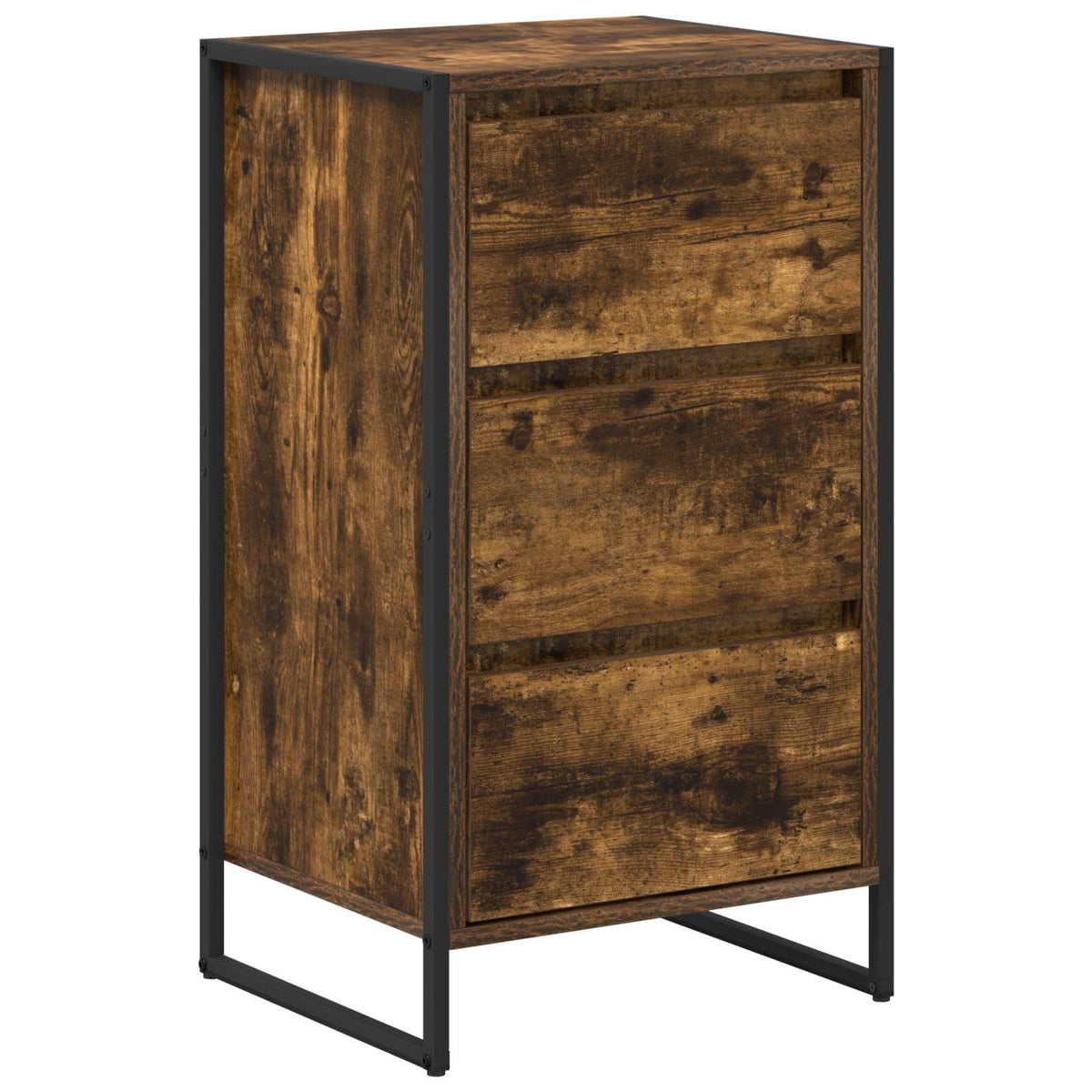 Vidaxl dressoir rook eik 42 x 36 x 75.5 cm bewerkt hout