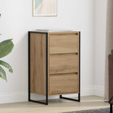 Vidaxl dressoir ambachtelijk eiken 42 x 36 x 75.5 cm bewerkt hout
