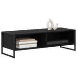 Vidaxl tv-kast 100 x 36.5 x 30.5 cm zwart eiken bewerkt hout