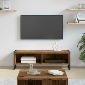 Vidaxl tv-kast 100 x 36.5 x 30.5 cm oud hout bewerkt hout