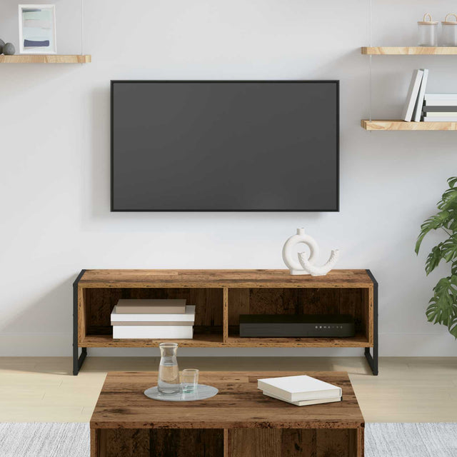 Vidaxl tv-kast 100 x 36.5 x 30.5 cm oud hout bewerkt hout