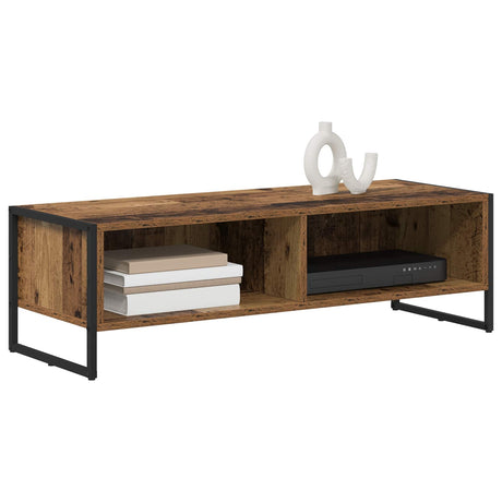 Vidaxl tv-kast 100 x 36.5 x 30.5 cm oud hout bewerkt hout