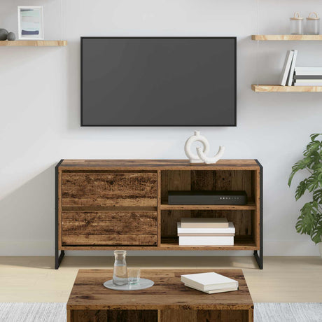 Vidaxl tv-kast 100 x 36 x 49,5 cm oud hout bewerkt hout